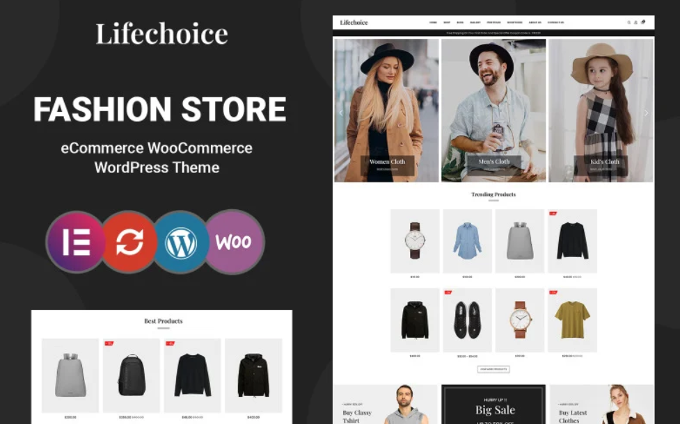 Discover Lifechoice - the ultimate WooCommerce theme for fashion and accessories! With stunning designs