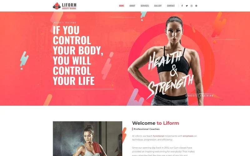 Need engaging and powerful template to represent your Crossfit gym and provide your customers with the opportunity to know more about sports