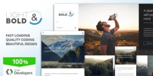 Light  Bold - Speed-Focused WordPress Theme | Corporate