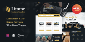 Limme – Limousine Service and Car Rental WordPress Theme created especially for Limousine Company