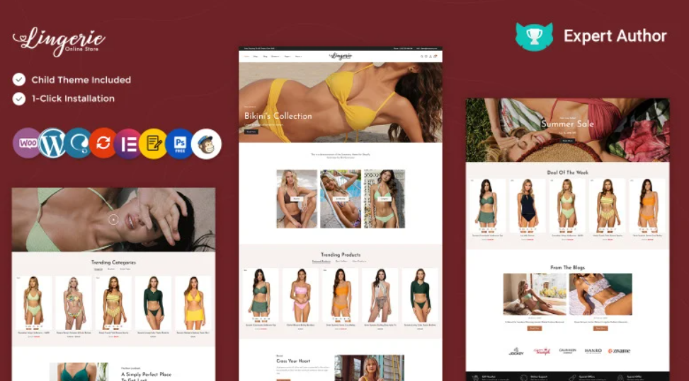 Discover the Lingerie Elementor WooCommerce Theme