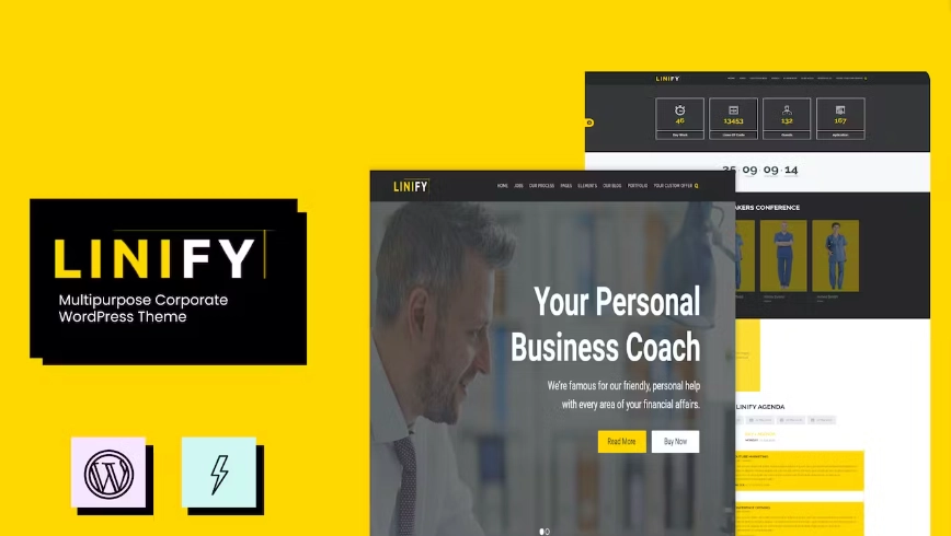 Discover Linify – the ultimate multipurpose corporate WordPress theme! Effortlessly create stunning agency or personal websites with its versatile features. Download from Bevaultx at a fraction of the cost and elevate your web design game today!