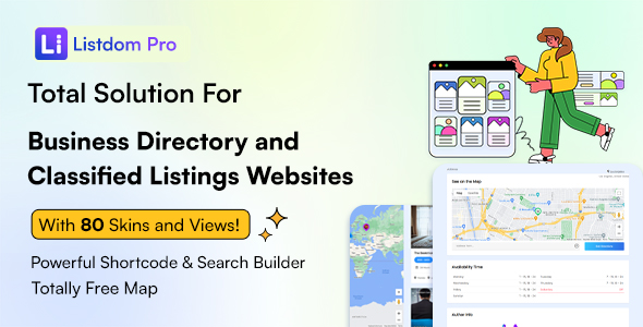 The best listing And directory plugin Modern Design Most powerful WordPress listing directory(The Listdom) which created by latest best practices and modern design patterns. Advanced Features We have prepared all features of the listing and directory plugin as you want to have in an advanced listing and directory platform.. Wonderful…