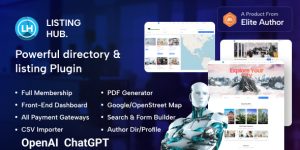 Transform your WordPress site with ListingHub. Easy customization