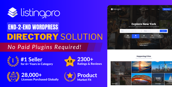 Unlock endless possibilities with ListingPro – the ultimate multipurpose directory theme for WordPress. SEO-friendly