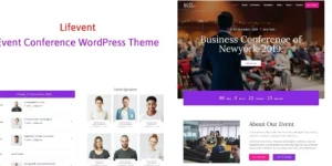 Lifevent Event WordPress Theme with the professional and modern design would be the most outstanding theme that helps to expand your event organization or website to a new level of awesomeness.