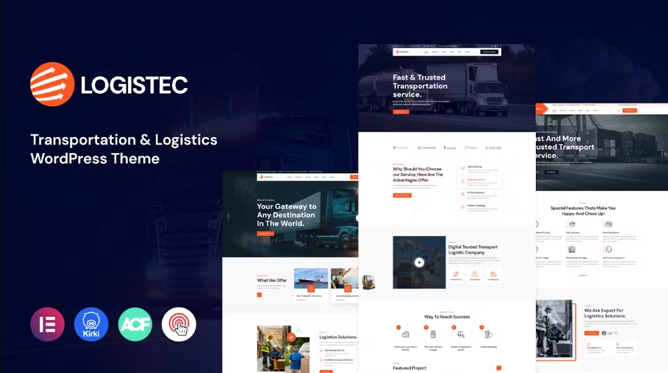 Discover Logistec – Transportation  Logistics WordPress