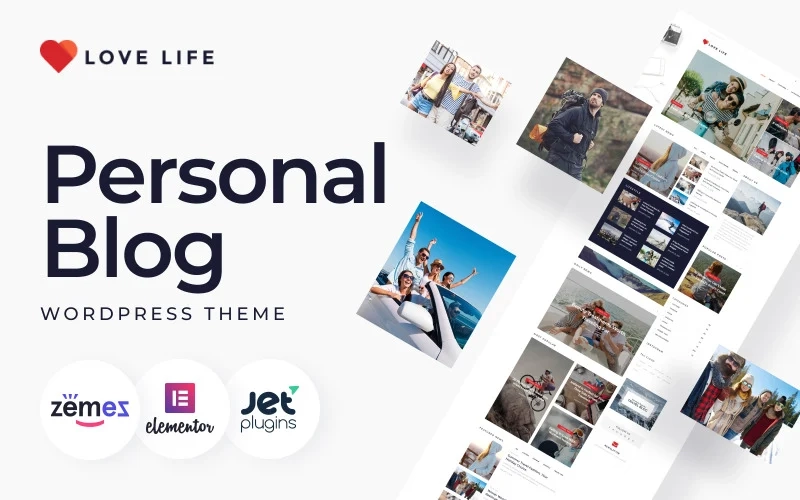 If you have thoughts and stories to share and want to start a personal blog - this WordPress template is the best solution! Love Life is created to make bloggers work more pleasant and simple. A clear