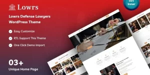 Lowrs is a best responsive lawyer WordPress Theme. Lowrs is best and creative law theme. Lowrs have many feature and huge functionality. Lowrs support all responsive media device. Lowrs fully responsive. Lowrs make by world latest page builder elementor. we make many customer elementor for the lowrs theme. anyone can…