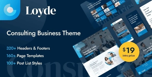 Loyde – Consulting Business  Corporate WordPress Theme is a perfect fit for all consulting professionals or corporate organizations of all sizes. Fully responsive