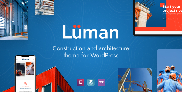 Luman specially designed for architecture and construction companies. Showcase your services and portfolio with the theme’s exceptional visual style.