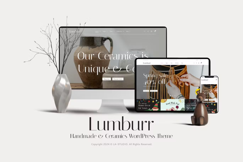 Discover Lumburr – Handmade  Ceramics WordPress Theme