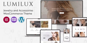 Create a stunning jewelry store with Lumilux WooCommerce Theme. Enjoy responsive design