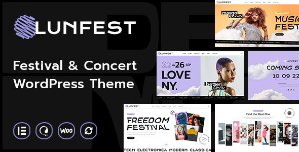 Rock your event business with Lunfest – the ultimate festival  concert WordPress theme. Easily manage events