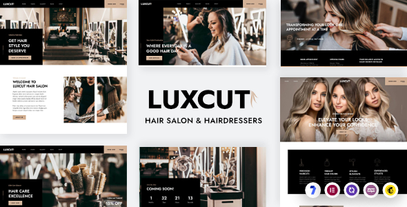 Elevate your hair salon's online presence with Luxcut - Hair Salons and Hairdressers WordPress Theme. Subscribe to Bevaultx for premium access!