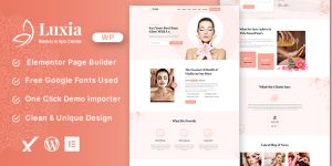 Introducing Luxia Beauty  Spa Center WordPress Theme Hey there