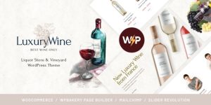 Elevate your wine business with the Luxury Wine theme. Stunning visuals