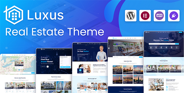 Luxus is a professional WordPress theme for real estate businesses