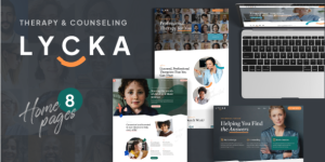 Discover the Lycka WordPress Theme for Therapy  Counseling – a highly customizable