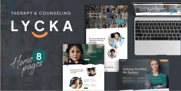 Discover the Lycka WordPress Theme for Therapy  Counseling – a highly customizable