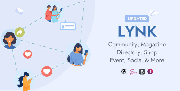 Lynk – Community BuddyPress WordPress Theme is a Responsive