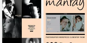 MANRAY is a new Theme for WordPress created with Elementor Page Builder and Power Pack