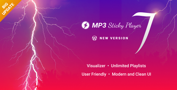 Elevate your WordPress site with the MP3 Sticky Player Plugin! This customizable