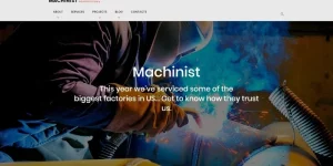 Machinist is a responsive WordPress theme meant for heavy industries. You can use its flexible design for anything from a refinery and energy plant to engineering and manufacturing. A live customizer also lets you adapt the theme to any other sphere