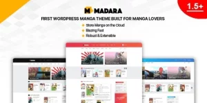 Madara is the first and complete solution for building a Manga site on WordPress. It is fast