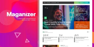 Discover Maganizer Theme with 3 unique homepages