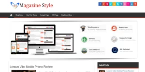 Magazine Style theme is the best WordPress style theme for your personal and business purposes. With full features for SEO optimization