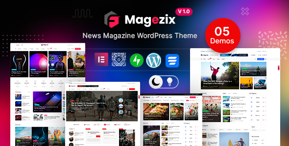 Magezix is a WordPress theme perfect for news