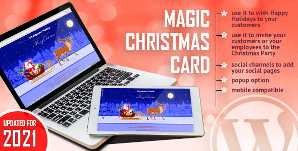 Magic Christmas Card with Animation WordPress Plugin Hey WordPress fanatics and developers