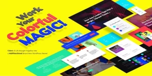 Magic is a multipurpose WordPress theme with stylish colorful appearance and lots of skins and customization options. It can easily be turned into a personal blog with all its multiple post format settings