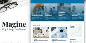 Magine is a modern WordPress news