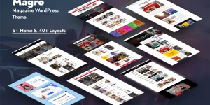 Magro – News Magazine  Blog Responsive WordPress Theme is a large magazine  blog theme created especially for blog and magazine business. Whether you’re into News/Magazine or any category like Blogs