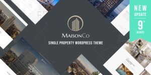 MaisonCo - Single Property WordPress Theme Are you looking to showcase a single property with style and grace? Say hello to the MaisonCo - Single Property WordPress Theme. Built for real estate agents and developers who need a sleek and effective way to present a single property