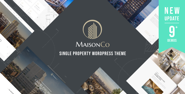 MaisonCo - Single Property WordPress Theme Are you looking to showcase a single property with style and grace? Say hello to the MaisonCo - Single Property WordPress Theme. Built for real estate agents and developers who need a sleek and effective way to present a single property