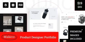 Makerz is a stunning theme for the Product Designer Portfolio WordPress Theme. Are you looking for a theme that is a perfect blend of design and functionality as a modern-day Portfolio? Look no further