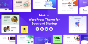 Makro is a creative WordPress theme designed  built for saas