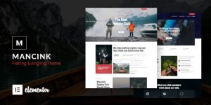 Mancink is a Responsive Fishing  Angling Club WordPress Theme with clean