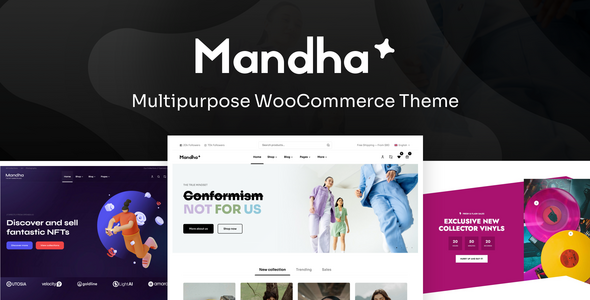 All Mandha Features Unlimited site customization with unlimited use of colors