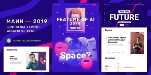 The Ultimate Niche WordPress Theme for Conferences and Event This lovely niche theme is built and suitable for conferences