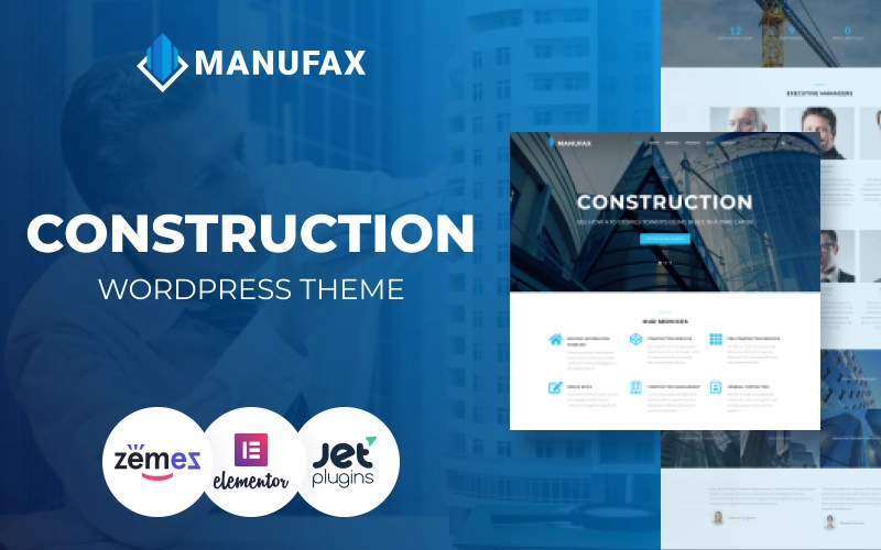 Check the most innovated and attractive construction company theme powered by WordPress and created with the help of Elementor and Jet plugins. When you are responsible for people’s wellness and especially their homes