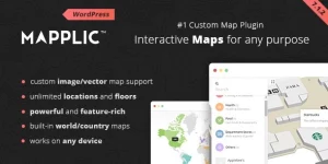 Elevate your website with Mapplic – the Custom Interactive Map WordPress Plugin that captivates users and enhances user experience effortlessly.