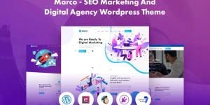 Why Marco? It has awesome and clean design dedicated to marketing services like SEO