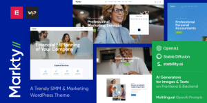 Are you looking for an advanced solution to set your social media marketing game on fire? Say hello to the "Markty – SMM Marketing WordPress Theme"! This gem from ThemeForest helps you brilliantly and efficiently showcase your marketing services to the world. Why Choose Markty – SMM Marketing WordPress Theme?…