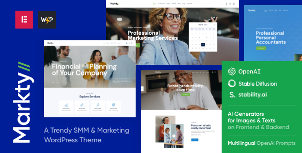 Are you looking for an advanced solution to set your social media marketing game on fire? Say hello to the "Markty – SMM Marketing WordPress Theme"! This gem from ThemeForest helps you brilliantly and efficiently showcase your marketing services to the world. Why Choose Markty – SMM Marketing WordPress Theme?…