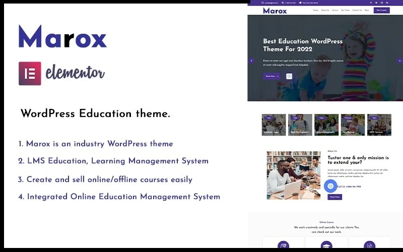 Marox is an industry WordPress theme invented particularly for a startup. It is a reflexive