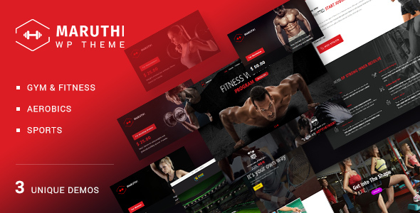 Maruthi Gym theme is the Best Fitness WordPress. Perfect website for Gym